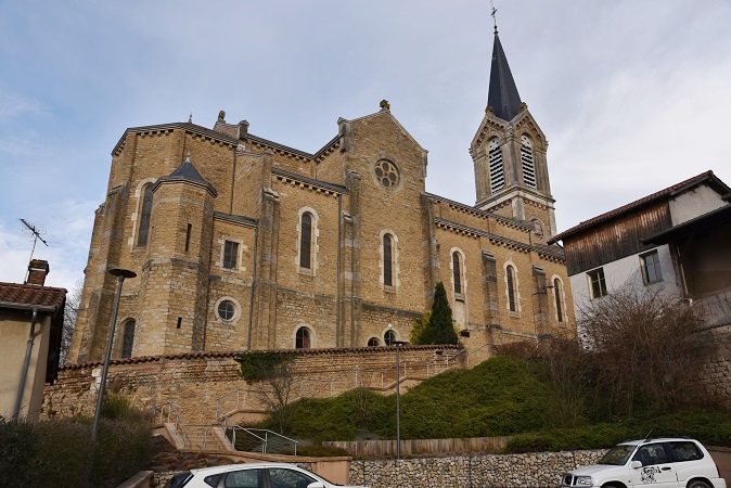 église vue d’en bas